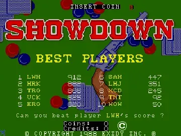 Showdown (version 5.0)-MAME 2003